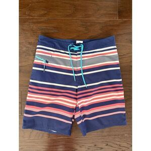 Vineyard Vines Men’s 9” Swim Trunks Blue Pink White size 30